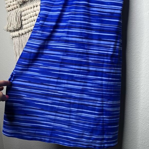 Athleta Shorebreak Wildflower Blue Swim Dress - Picture 4 of 12